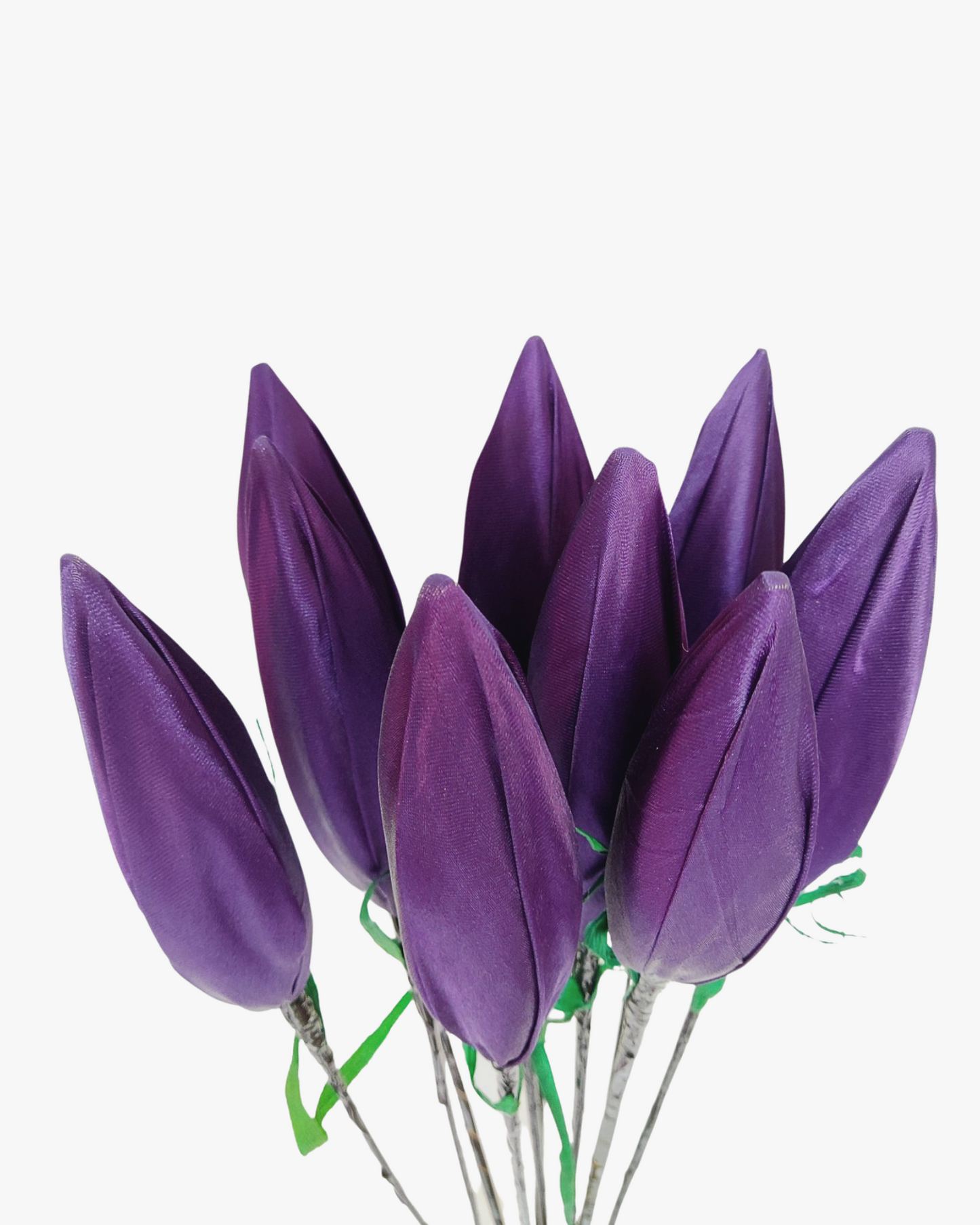 Silk Single Lotus Buds Flower Stick
