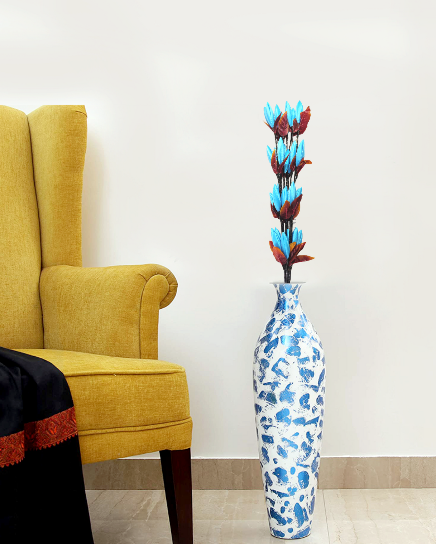 Silk Lotus Buds Flower Stick