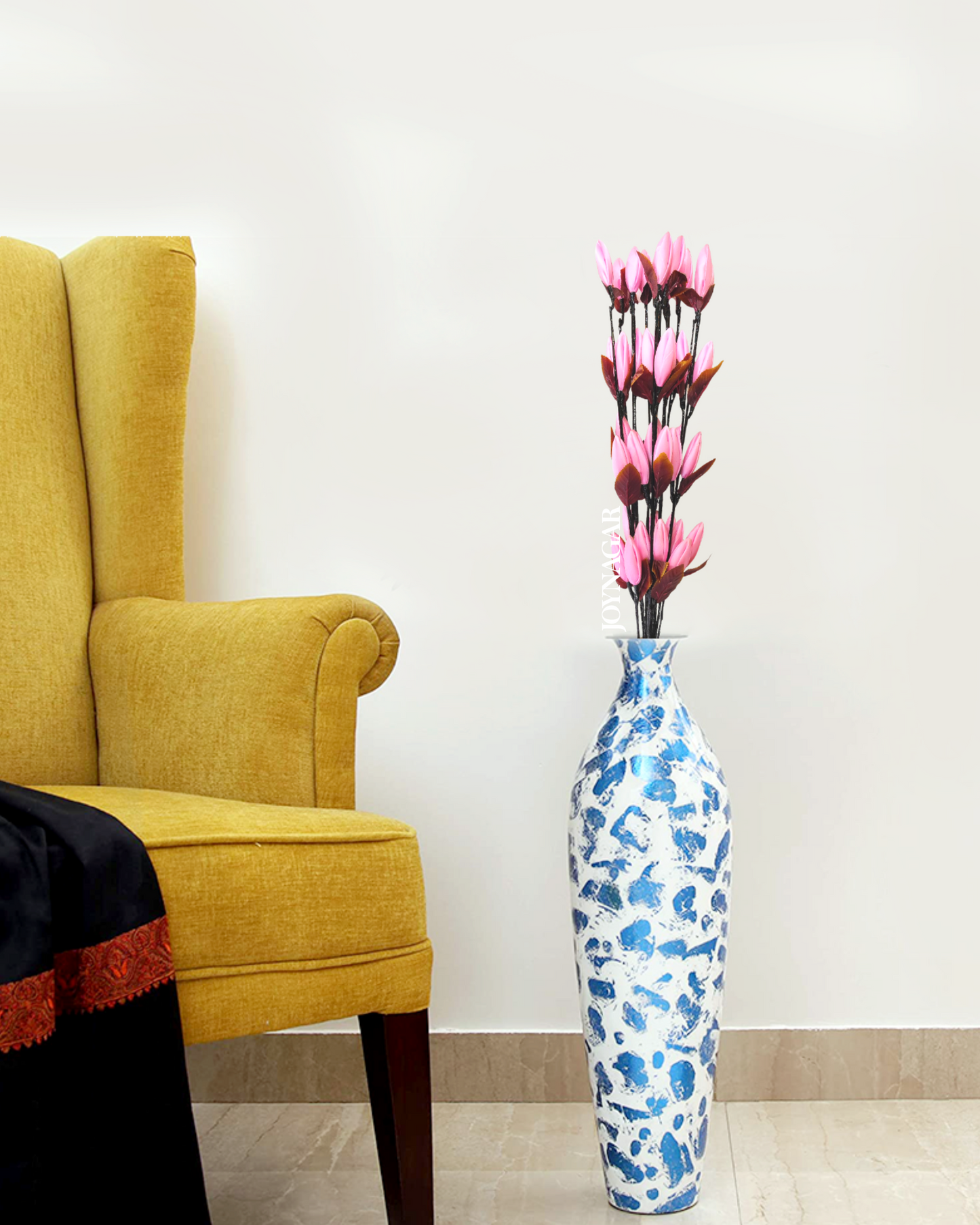 Silk Lotus Buds Flower Stick