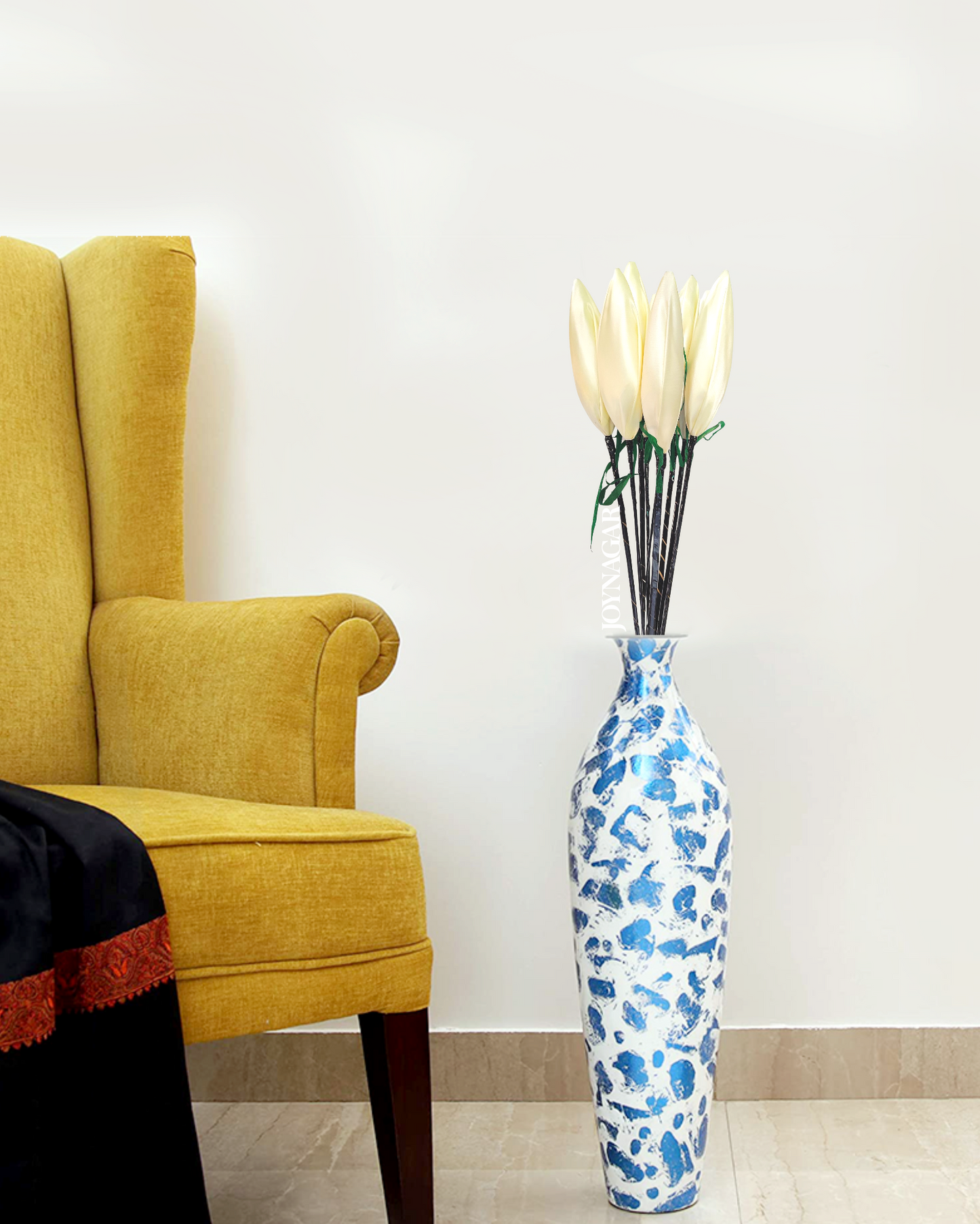 Silk Single Lotus Buds Flower Stick
