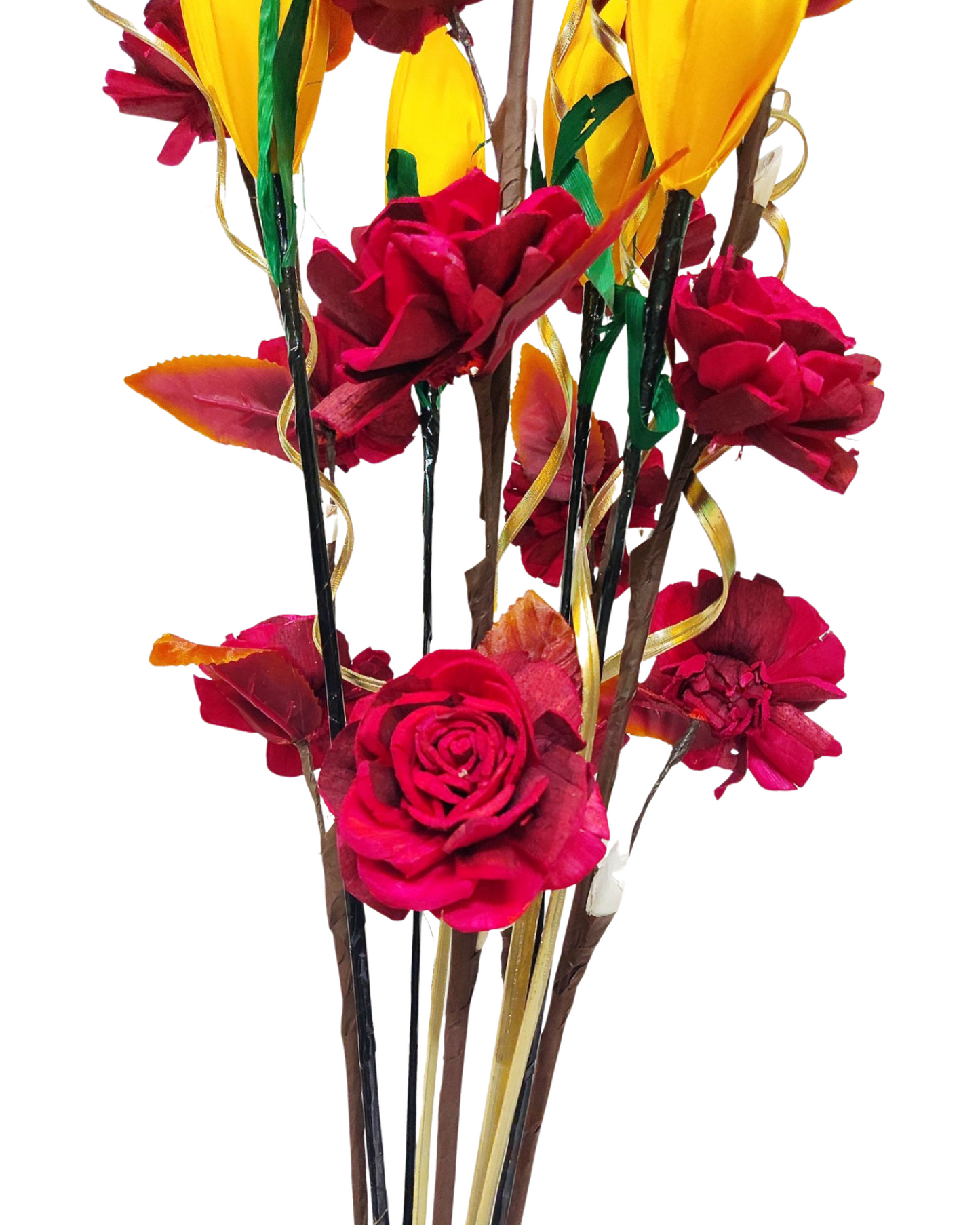 Beauty Rose Lotus Buds Mix Flower Bunch