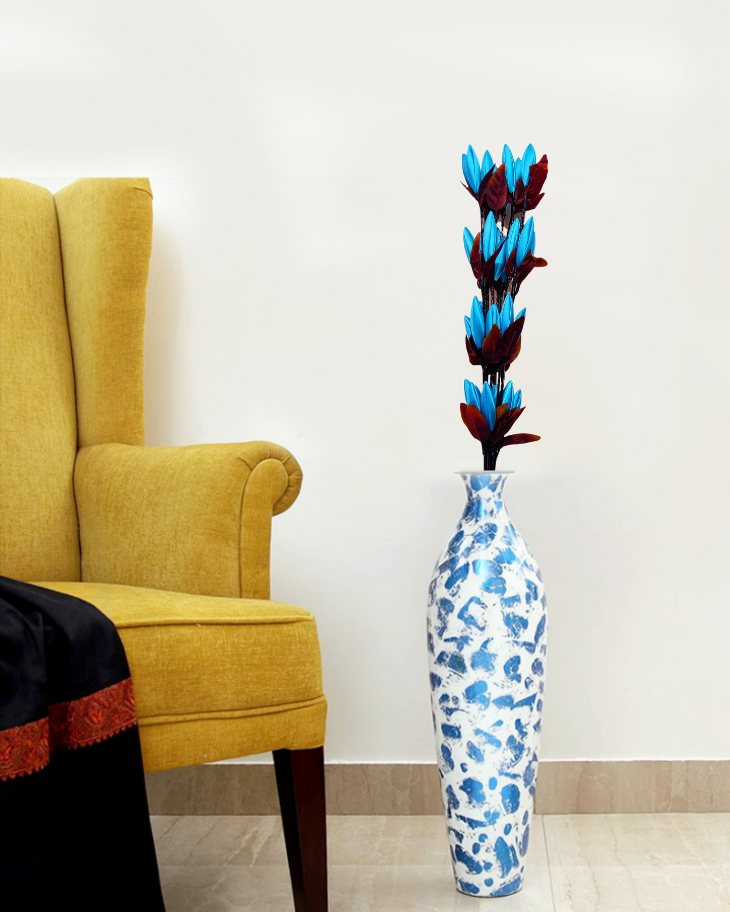 Silk Lotus Buds Flower Stick