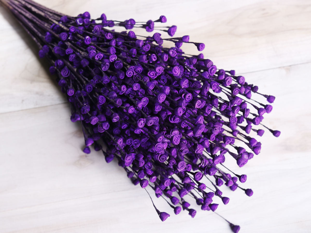 Artificial Sola Wood Mini Sweet Rose Buds Stick