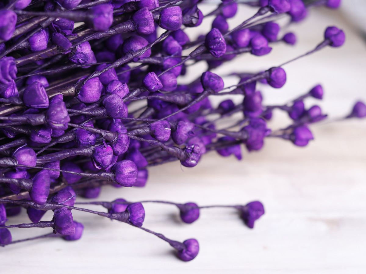 Artificial Sola Wood Mini Sweet Rose Buds Stick