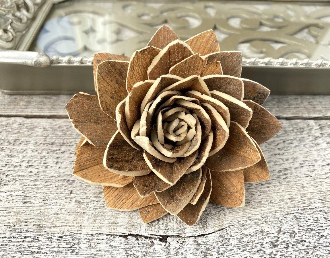 Wild Rose Sola Wood Skin Flower