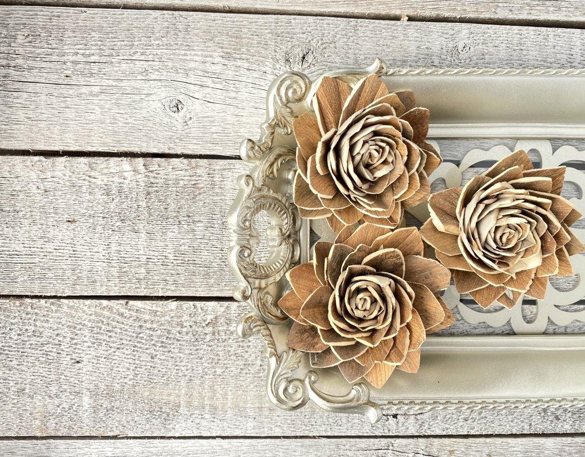 Wild Rose Sola Wood Skin Flower