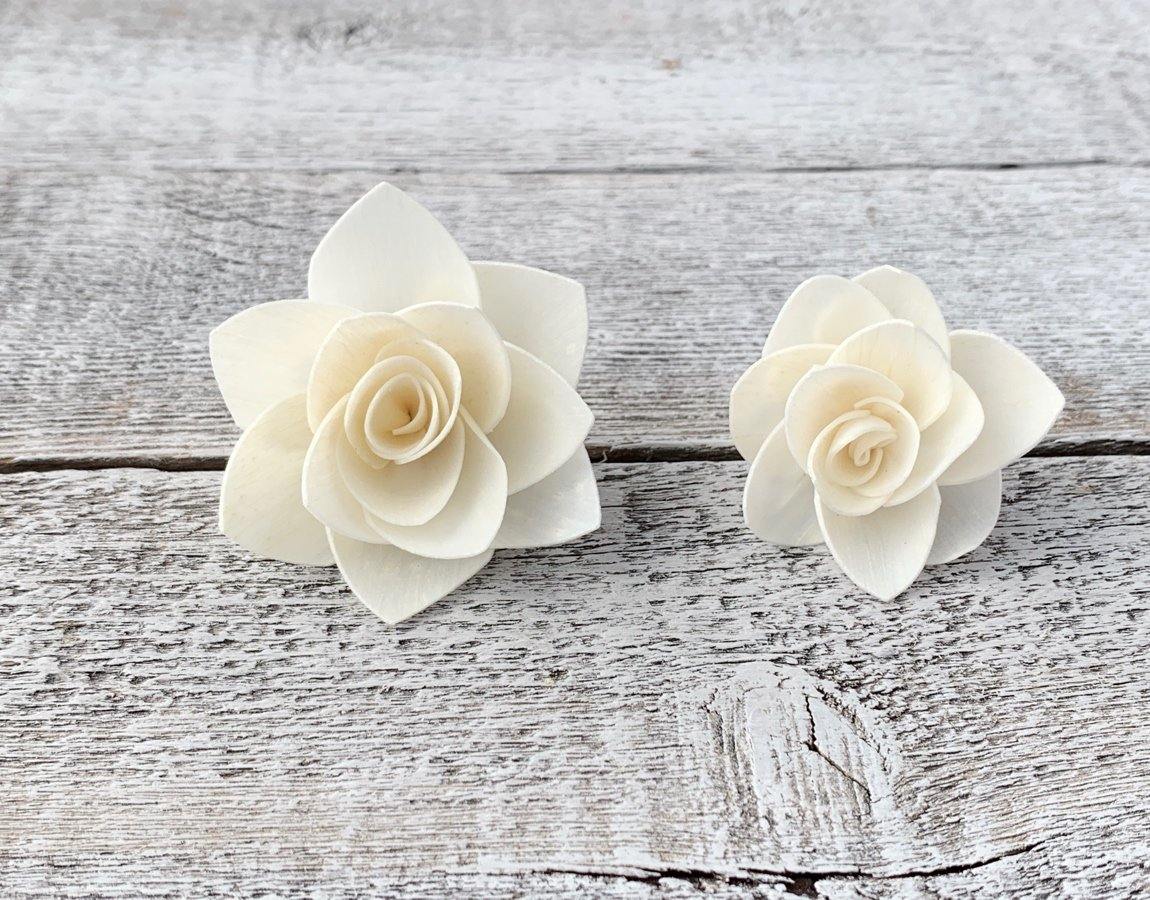 Winter Rose Sola Wood Flower